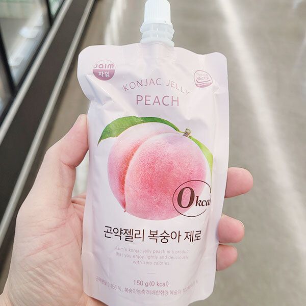 곤약젤리 복숭아 제로 제품 이미지